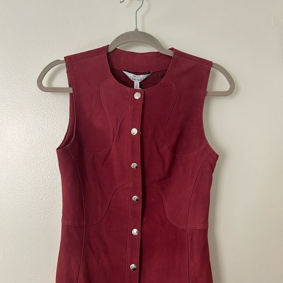 & Other Stories Suede Mini Dress - Picture 3 of 5